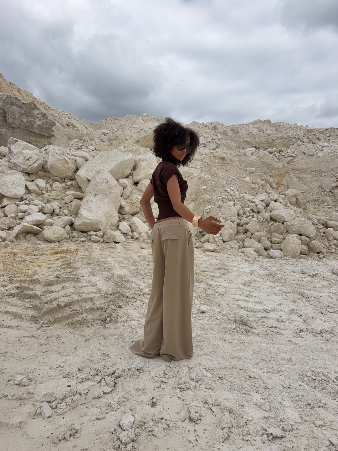 Isla | Women's Tailored High-Waist Wide-Leg Trouser