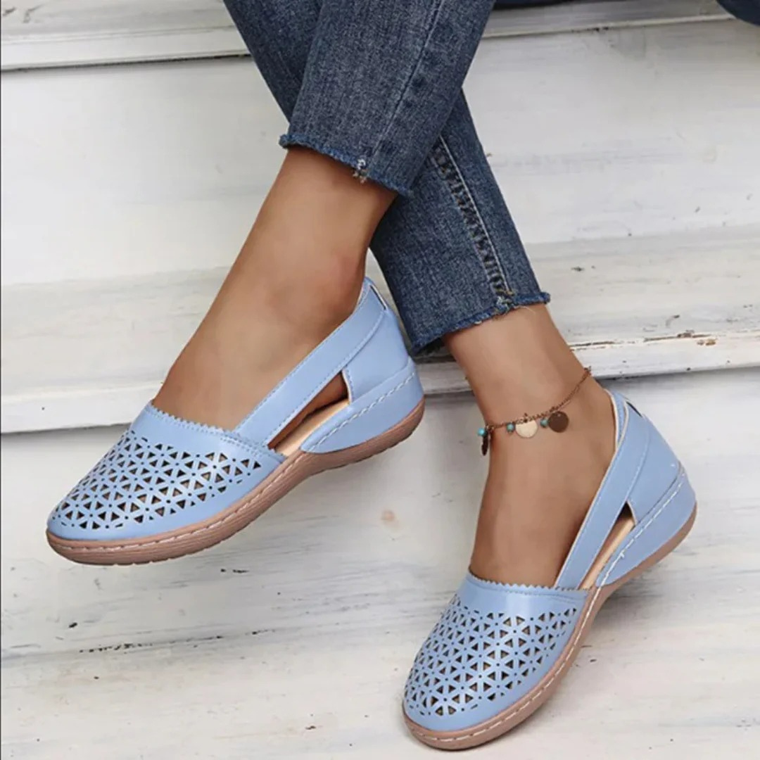 Violet | Women's Casual Perforated Slip-On Shoes
