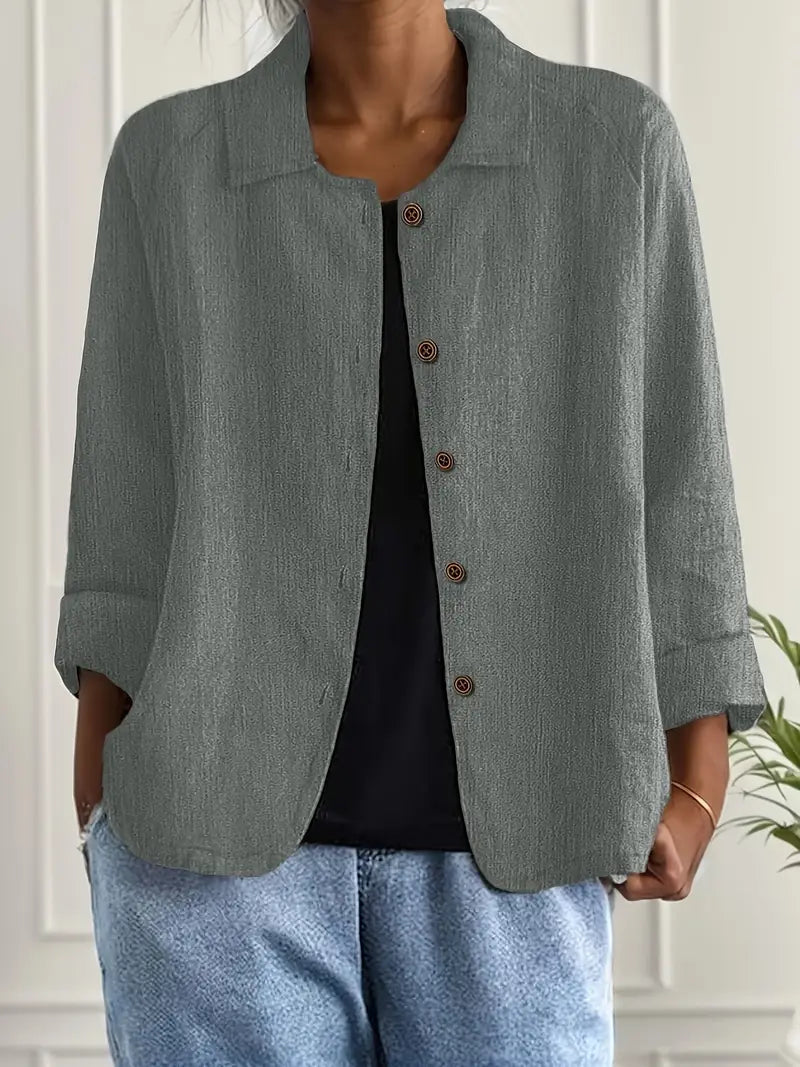 Amelie | Women's Lighweight Transitional Buttoned jacket
