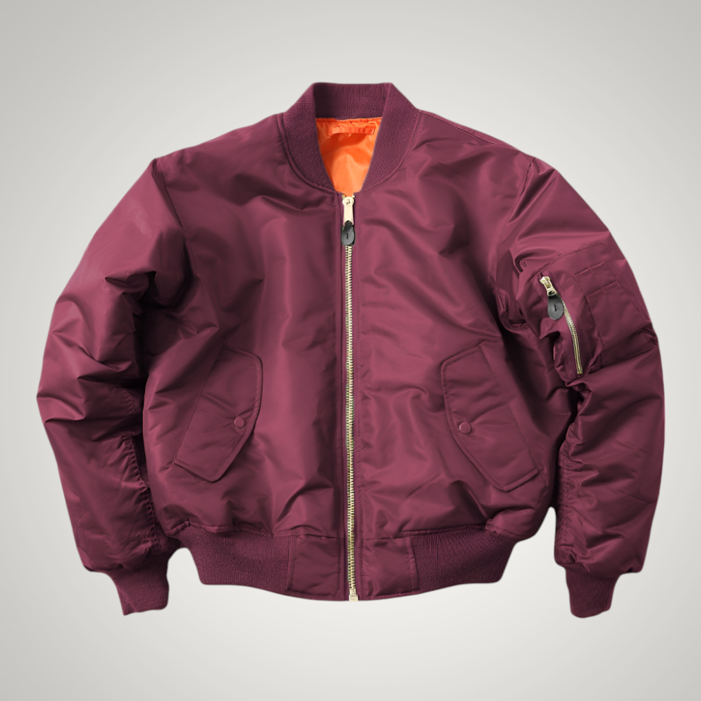 Elspeth | Women's Classic Zip-Up Bomber Jacket