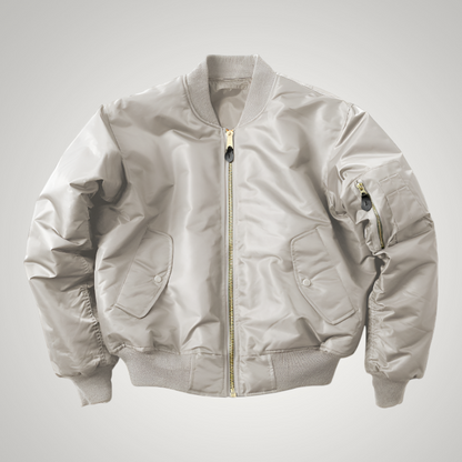 Elspeth | Women's Classic Zip-Up Bomber Jacket
