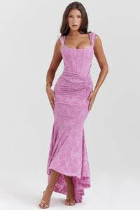 Matilda | Women's Asymmetrical Wedding Guest Maxi Dress