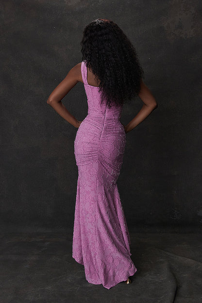 Matilda | Women's Asymmetrical Wedding Guest Maxi Dress