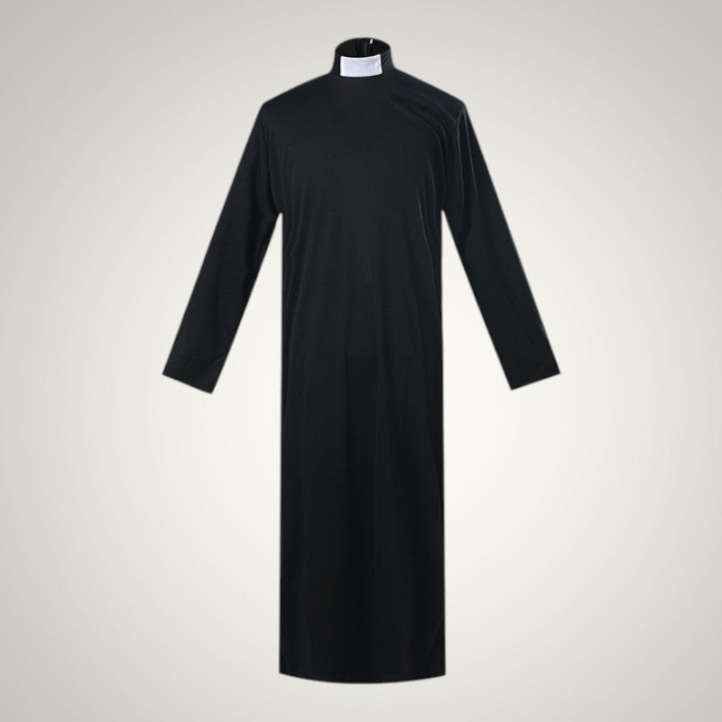 Natalie | Women's Nun Halloween Costume with Habit, Headscarf and Cross