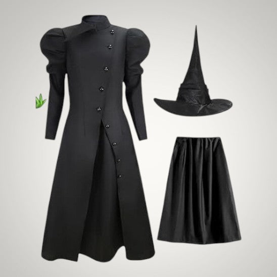 Amina |  Women's Full Green Witch Halloween Costume