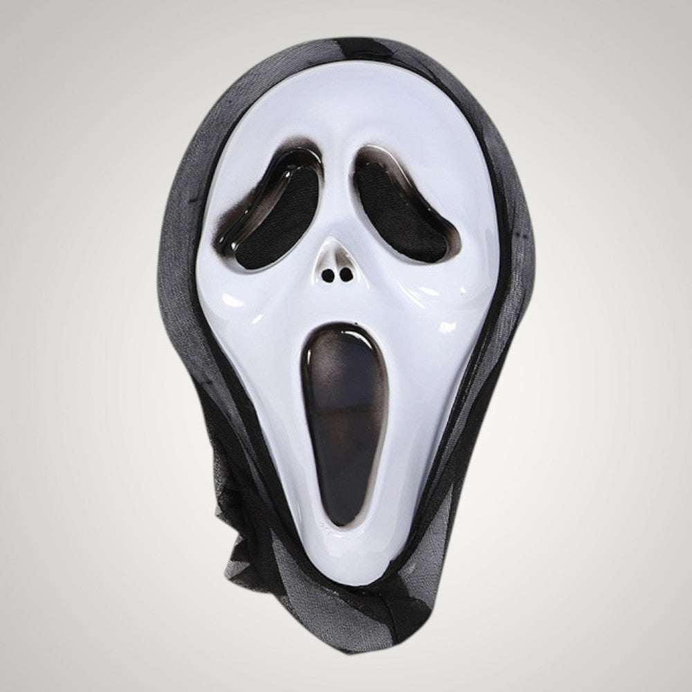 Kevin | Ghost Halloween Costume with Hooded Robe, Gloves and Mask