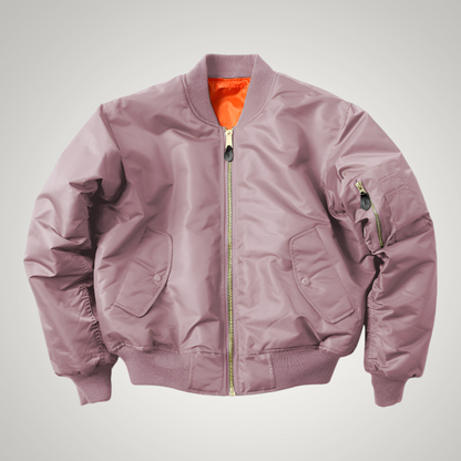 Elspeth | Women's Classic Zip-Up Bomber Jacket