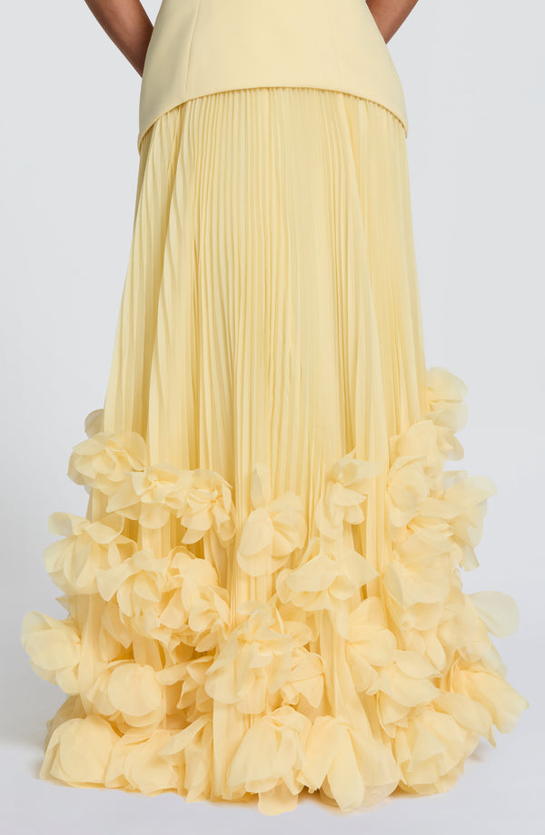 Holly | Women's Strapless Pleated Wedding Guest Dress
