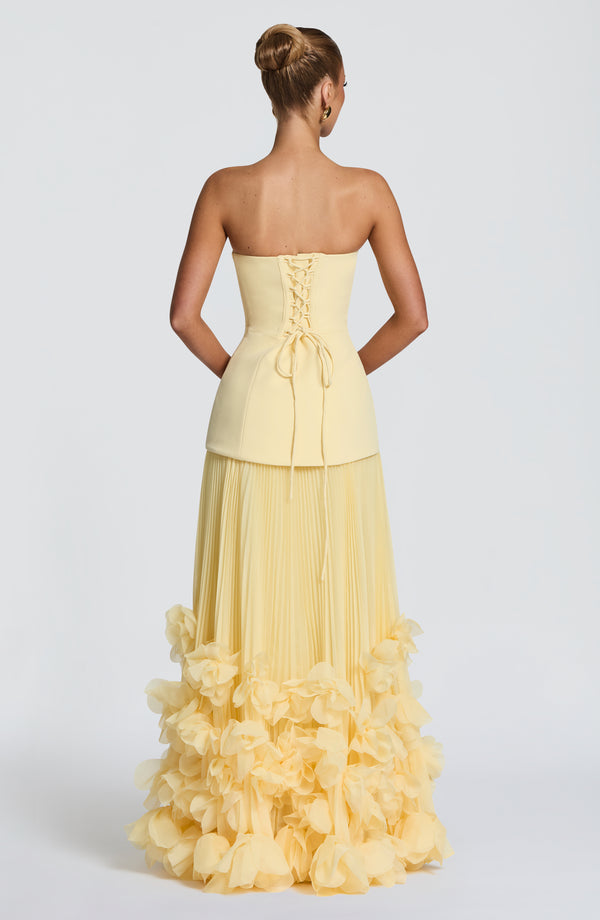 Holly | Women's Strapless Pleated Wedding Guest Dress