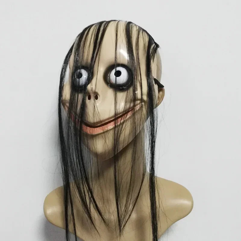 Isla | Halloween Ghost Mask with Long Hair
