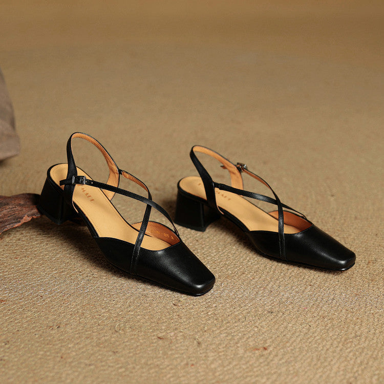 Natalie | Women's Vintage Heeled Mary Janes