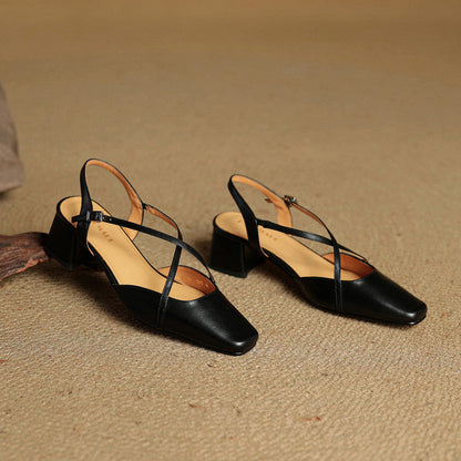 Natalie | Women's Vintage Heeled Mary Janes