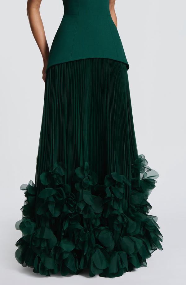 Holly | Women's Strapless Pleated Wedding Guest Dress