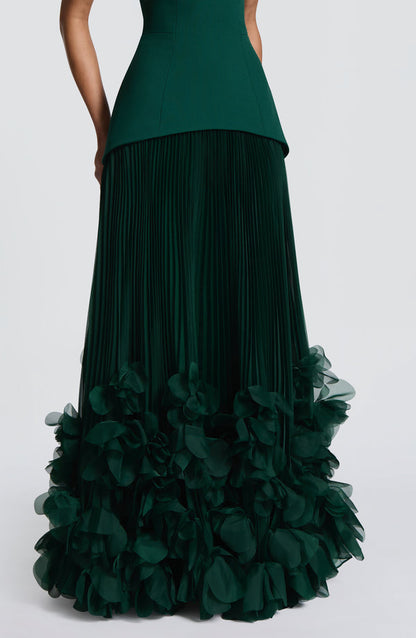 Holly | Women's Strapless Pleated Wedding Guest Dress