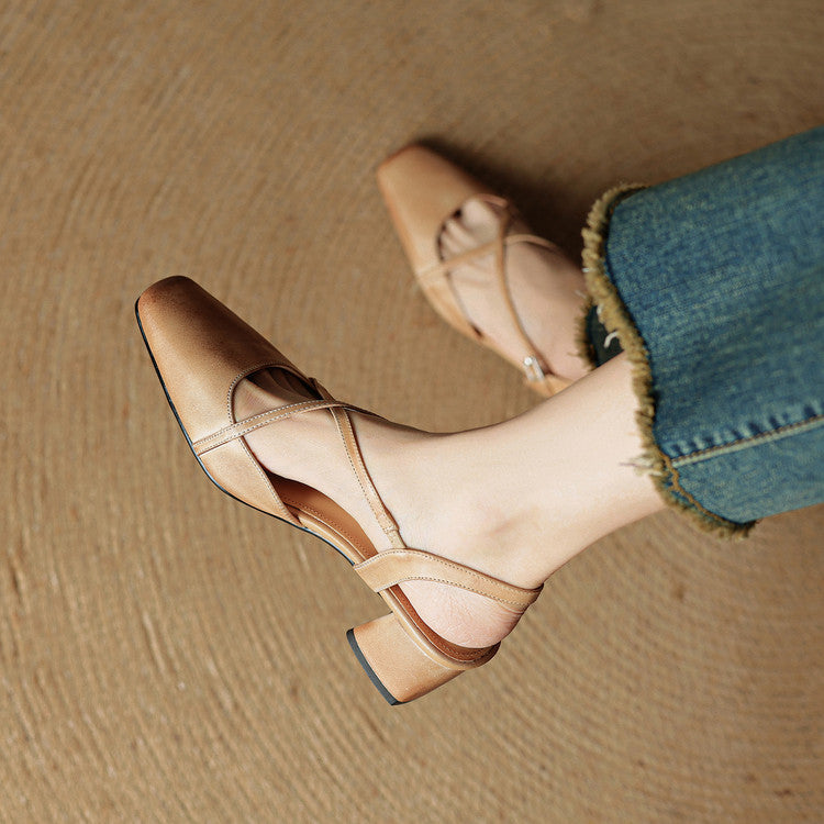 Natalie | Women's Vintage Heeled Mary Janes