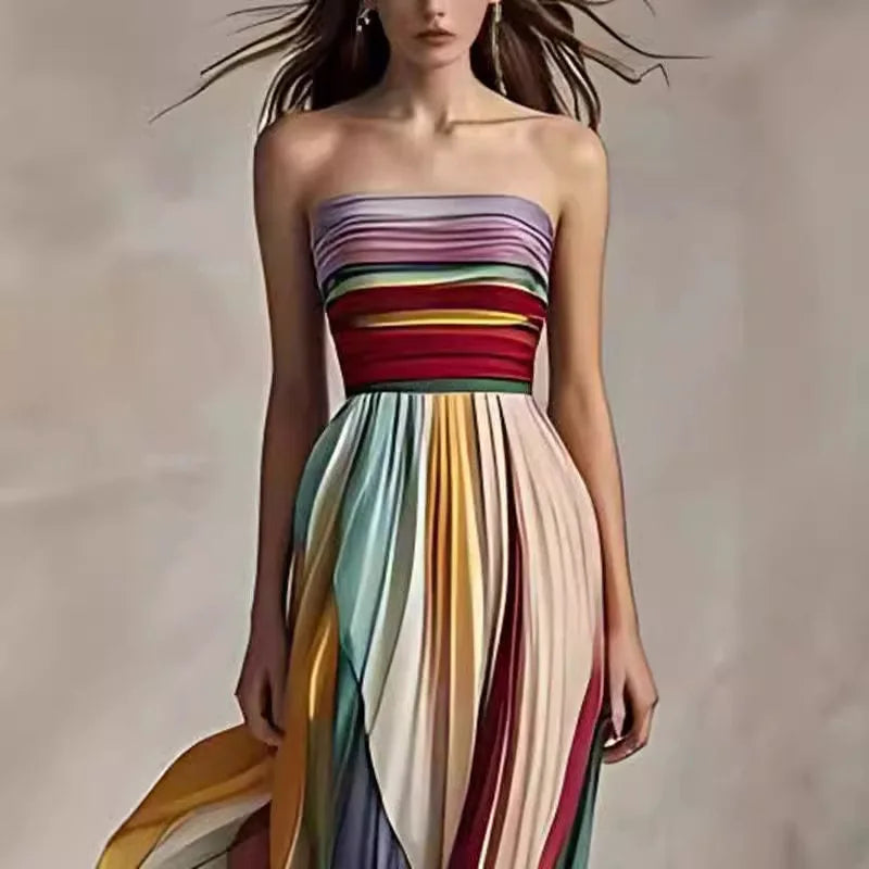 Sophie | Women's Strapless Pleated Homecoming Dress