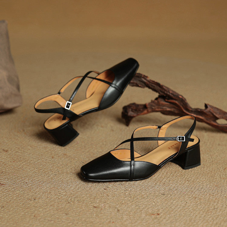 Natalie | Women's Vintage Heeled Mary Janes