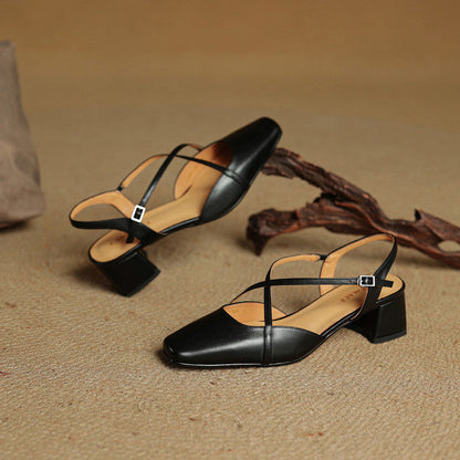 Natalie | Women's Vintage Heeled Mary Janes