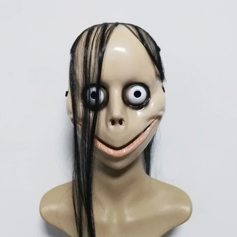 Isla | Halloween Ghost Mask with Long Hair