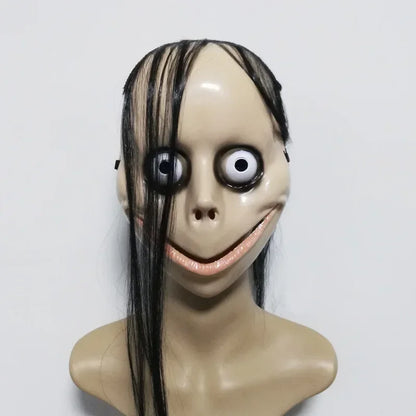 Isla | Halloween Ghost Mask with Long Hair