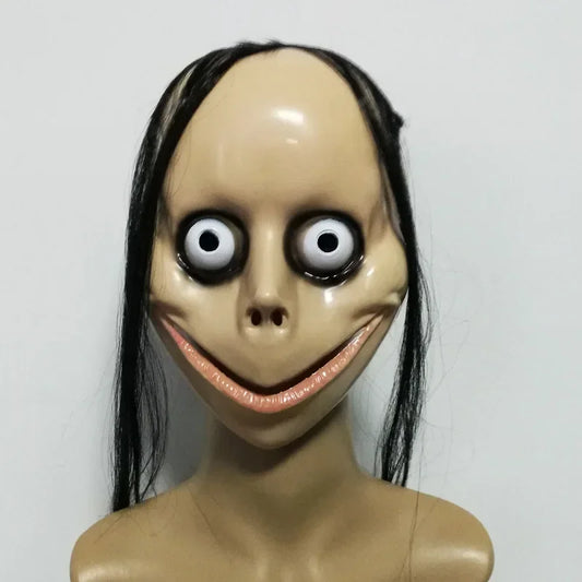 Isla | Halloween Ghost Mask with Long Hair