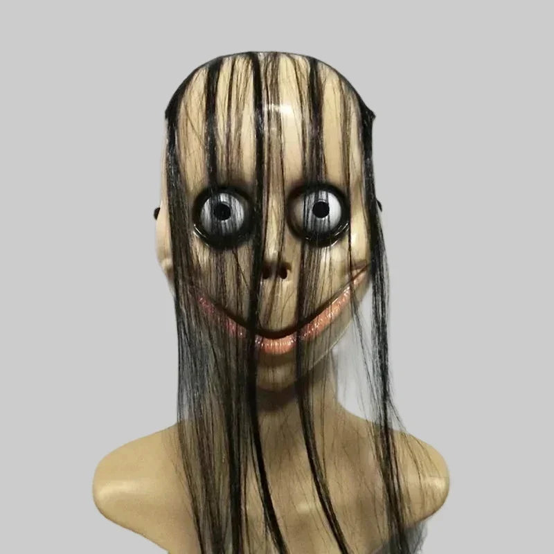 Isla | Halloween Ghost Mask with Long Hair