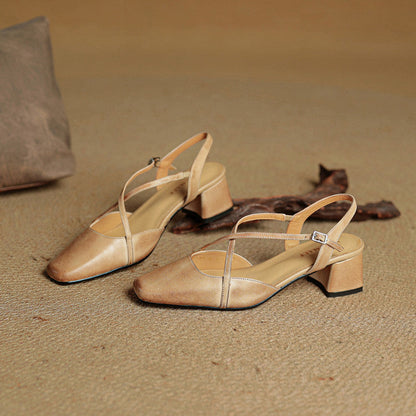 Natalie | Women's Vintage Heeled Mary Janes
