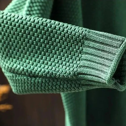 Elspeth | Women's Oversized High Collar Knitted Sweater