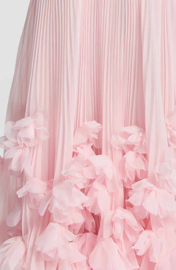 Holly | Women's Strapless Pleated Wedding Guest Dress