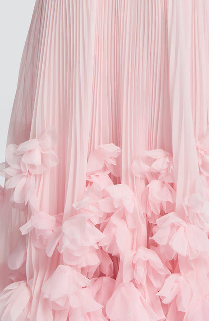 Holly | Women's Strapless Pleated Wedding Guest Dress
