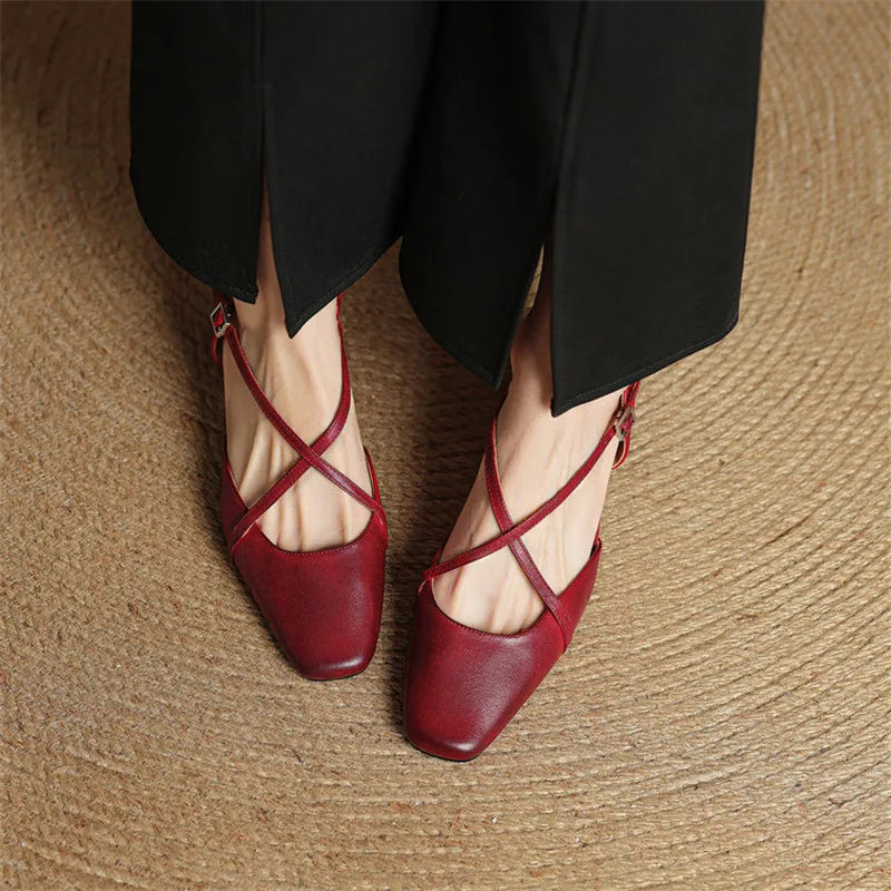 Natalie | Women's Vintage Heeled Mary Janes