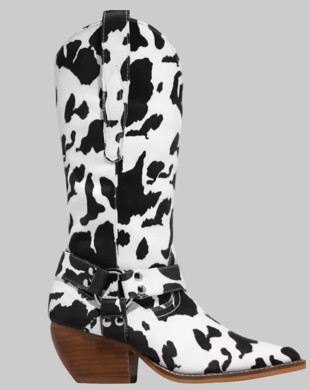 Fenella | Women's Western Animal Print Cowboy Boots