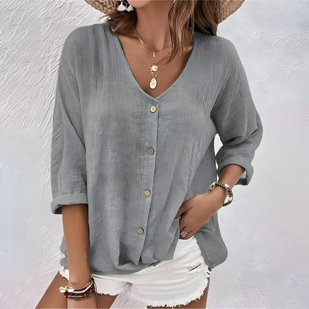 Maria | Women’s Summer V-Neck Blouse