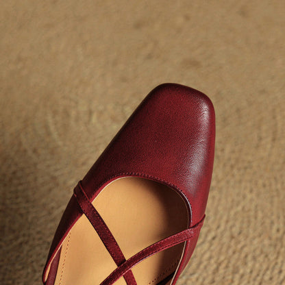 Natalie | Women's Vintage Heeled Mary Janes