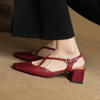 Natalie | Women's Vintage Heeled Mary Janes
