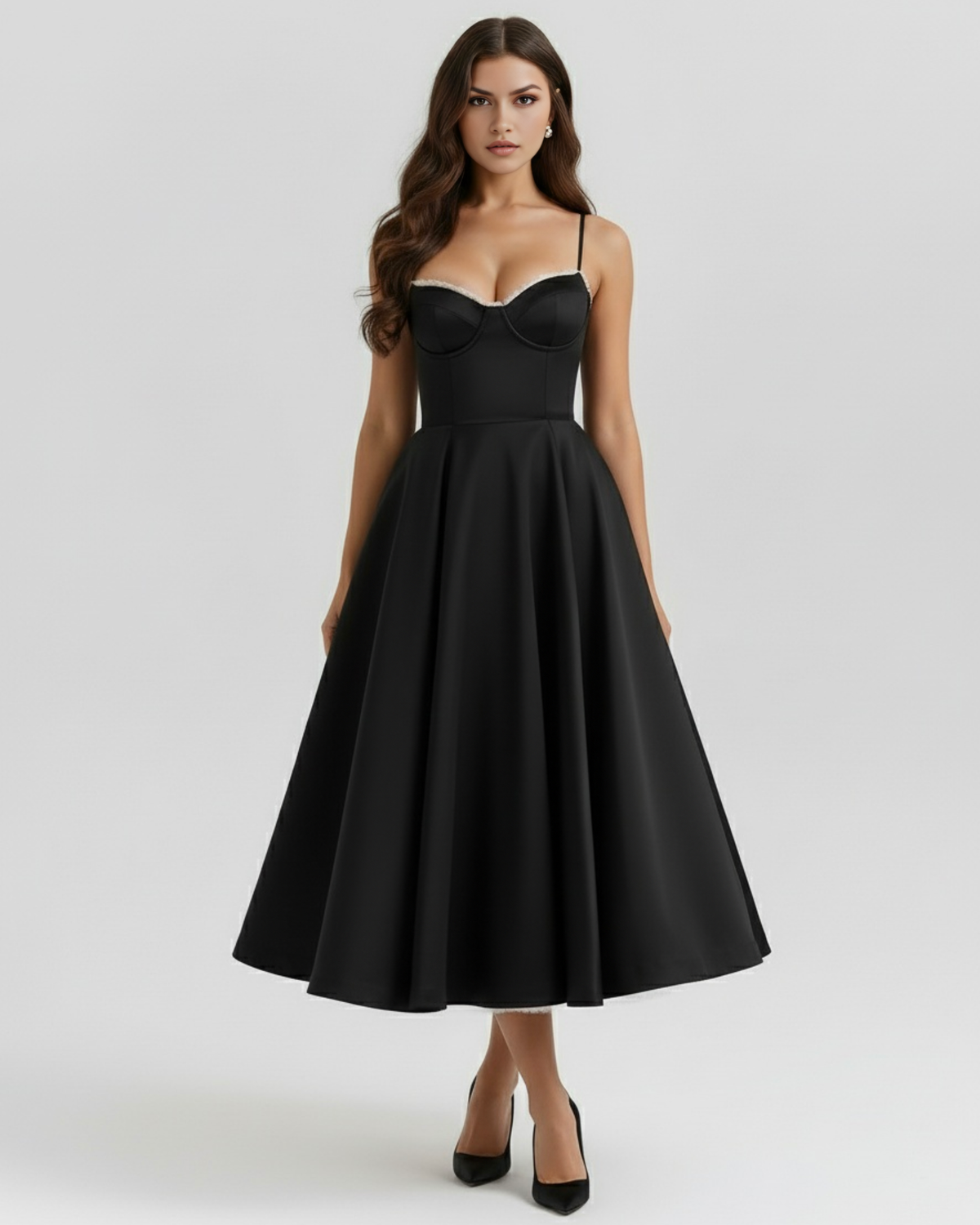 Julie | Women's Elegant A-line Maxi Dress