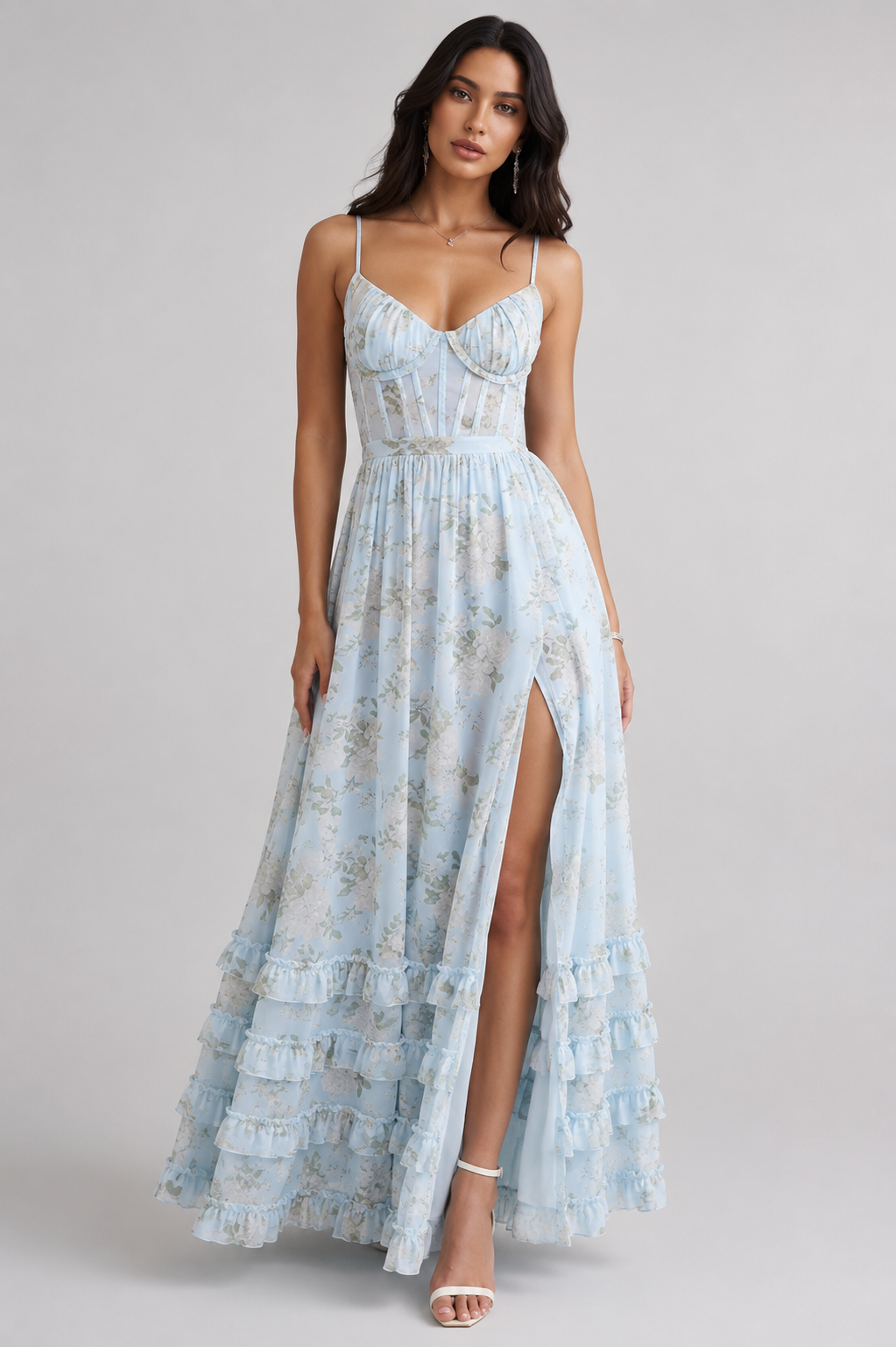 Abigail | Women's Romantic Floral Maxi Dress