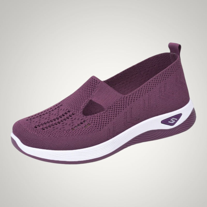 Caroline | Women's Breathable Knit Slip On Sneakers