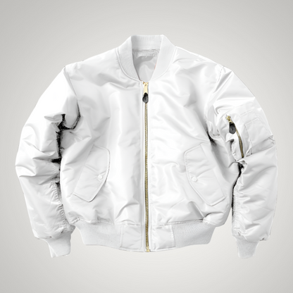 Elspeth | Women's Classic Zip-Up Bomber Jacket