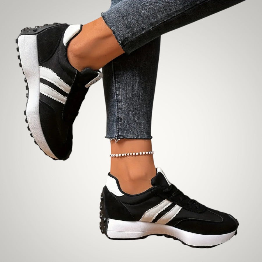 Zara | Women's Retro Lace-Up Athletic Shoes
