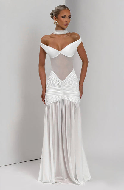 Daisy | Women's Ruched Off-Shoulder Wedding Guest Dress