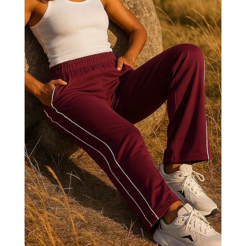 Alice | Women's Sporty Side-Stripe Sweatpants