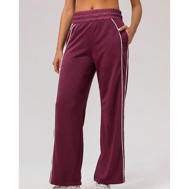 Alice | Women's Sporty Side-Stripe Sweatpants