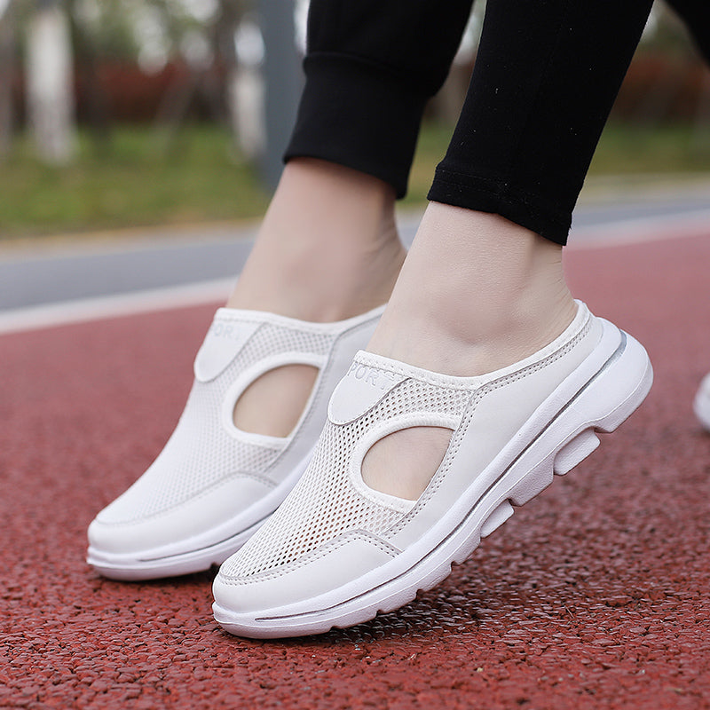 Violet | Women's Supportive Slip On Mesh Sneakers