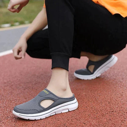 Violet | Women's Supportive Slip On Mesh Sneakers