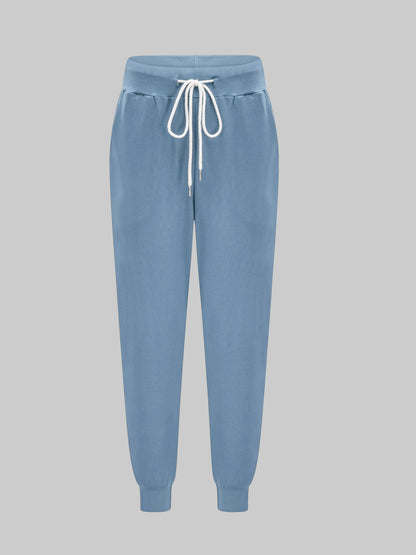 Amber | Women's High-Waisted Tapered Slim Fit Sweatpants