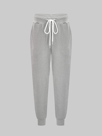 Amber | Women's High-Waisted Tapered Slim Fit Sweatpants