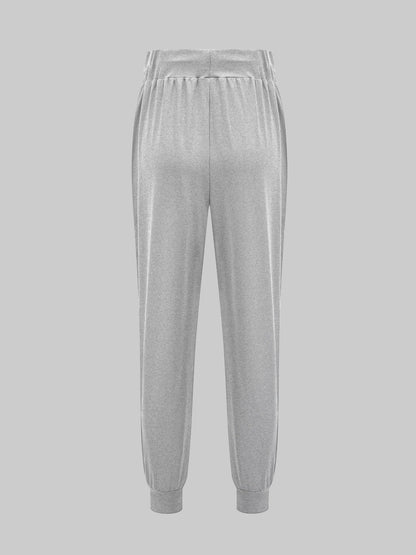 Amber | Women's High-Waisted Tapered Slim Fit Sweatpants