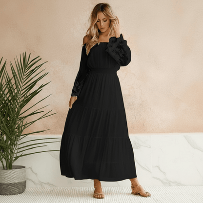 Amelie | Women's Elegant Off-Shoulder Summer Dress