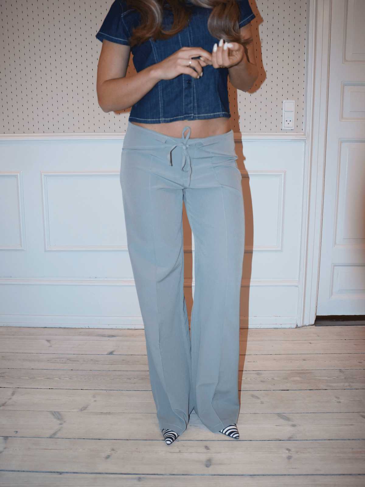 Arabella | Women's Low-Waisted Tailored Wide-Leg Pants